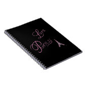 Carnet Pink-Love-Paris-Eiffel-Tower-Unique (Côté Droit)