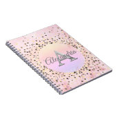 Carnet Pink Marble Speckled Monogram (Côté Droit)