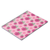 Carnet Pink marguerite florale sans couture patternart, b (Côté gauche)