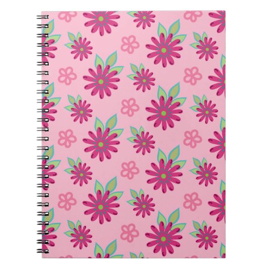 Carnet Pink marguerite florale sans couture patternart, b (Devant)