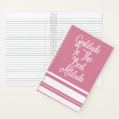 Carnet Pink Motivational Spiral Notebook (À l'intérieur)