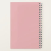 Carnet Pink Ocean Beach Shells Flowers Fantasy Landscape (Verso)