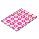 Carnet Pink Petal Mosaic pattern (Côté gauche)