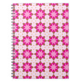 Carnet Pink Petal Mosaic pattern (Devant)