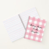 Carnet PINK PLAID (Intérieur)