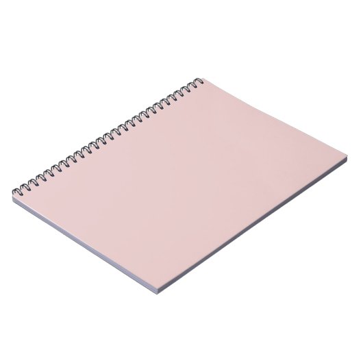 Carnet Pink Potpourri Pastel Couleur Solide Impression (Côté gauche)