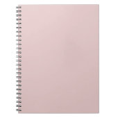 Carnet Pink Potpourri Pastel Couleur Solide Impression (Devant)