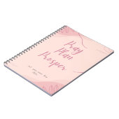 Carnet Pink Pray Plan Prosper Faith-Based Daily  (Côté gauche)