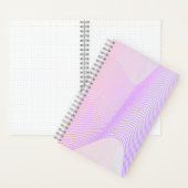 Carnet Pink & Purple Lined Waves Notebook (À l'intérieur)