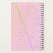 Carnet Pink & Purple Lined Waves Notebook (Verso)