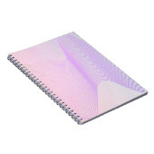 Carnet Pink & Purple Lined Waves Notebook (Côté Droit)