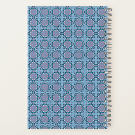 Carnet Pink & Purple Square Pattern (Verso)