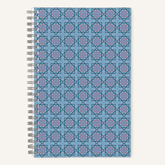 Carnet Pink & Purple Square Pattern (Recto)