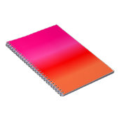 Carnet Pink, Red and Orange Gradient (Côté Droit)