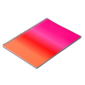 Carnet Pink, Red and Orange Gradient (Côté gauche)
