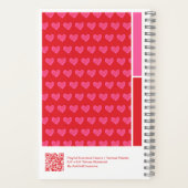 Carnet Pink & Red Illustrated Hearts Color Palette (Verso)