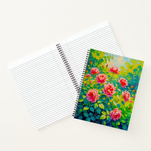 Carnet Pink Roses Notebook (Intérieur)