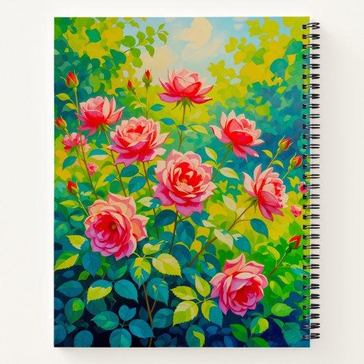 Carnet Pink Roses Notebook (Dos)