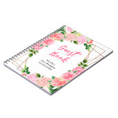 Carnet Pink Roses with Foliage Birthday Guest Book (Côté gauche)