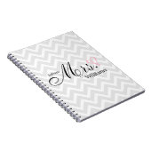Carnet Pink Scribbled Heart Future Mme la Wedding planner (Côté Droit)