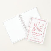 Carnet Pink Ski You Soon Boy Baby Shower Guest Book (Intérieur)