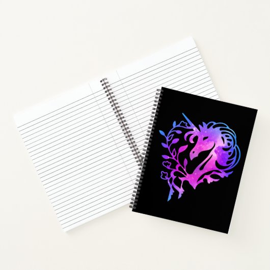 Carnet Pink Sparkles Galaxy Unicorn Notebook (Intérieur)
