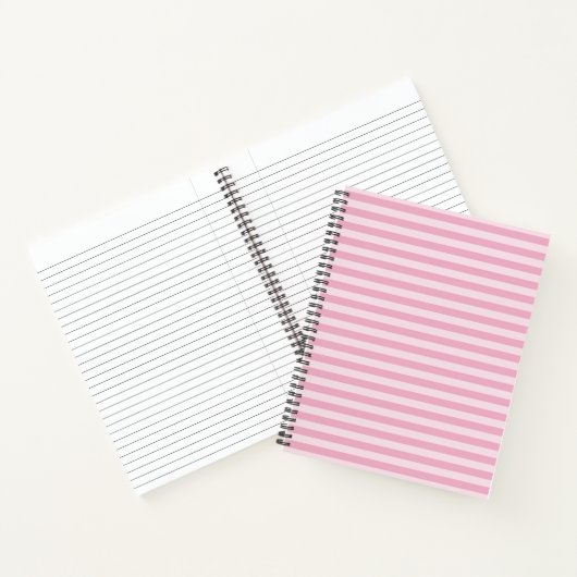 Carnet Pink Stripes Seamless Pattern (Intérieur)