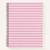 Carnet Pink Stripes Seamless Pattern (Devant)