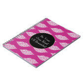 Carnet Pink White Diamond Lips (Côté gauche)