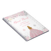 Carnet Pink Winter Blonde Hair Princesse Anniversaire (Côté Droit)