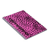 Carnet pinkblackanista floral (Côté Droit)