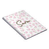 Carnet Pinky floral AOP (Côté Droit)