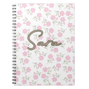 Carnet Pinky floral AOP