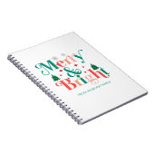 Carnet Pins De Neige Joyeux Et Lumineux (Côté Droit)