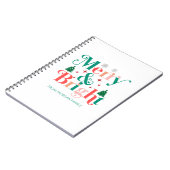 Carnet Pins De Neige Joyeux Et Lumineux (Côté gauche)