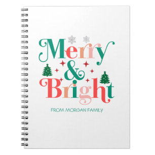 Carnet Pins De Neige Joyeux Et Lumineux