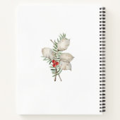 Carnet Pins de Noël et baies Recette de vacances (Dos)