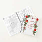 Carnet Pins de Noël et baies Recette de vacances (Intérieur)