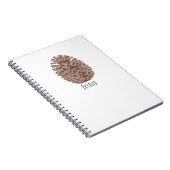 Carnet Pins Rustiques Simple Pays Nature (Côté Droit)