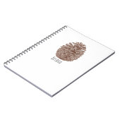 Carnet Pins Rustiques Simple Pays Nature (Côté gauche)