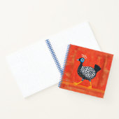 Carnet Pintade tachetée fantaisiste (Intérieur)
