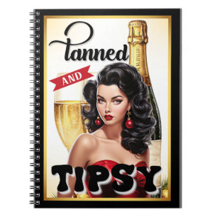 Carnet Pinup rétro tannées et tipsy