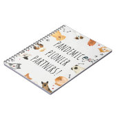 Carnet Pioneer Partners Cadeau De Chiens Mignons Pour Pio (Côté gauche)