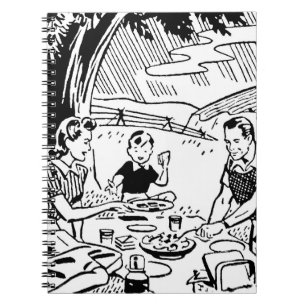 Carnet Pique-nique Retro Family