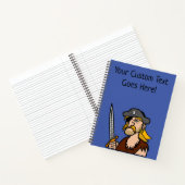 Carnet Pirate à double face amusante (Intérieur)