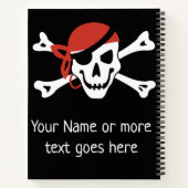 Carnet Pirate à double face amusante (Dos)