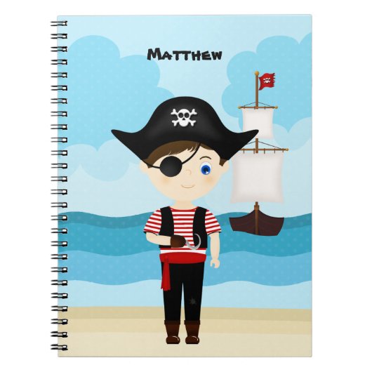 Carnet Pirate Boy (Devant)