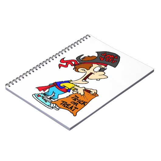 Carnet Pirate d'Halloween (Côté gauche)