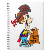 Carnet Pirate d'Halloween (Devant)