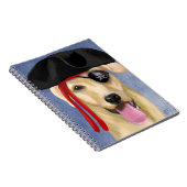 Carnet Pirate du Labrador jaune (Côté Droit)